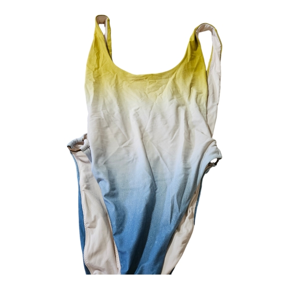 Aerie onepiece ombre cheeky swimsuit size Large - Picture 4 of 5